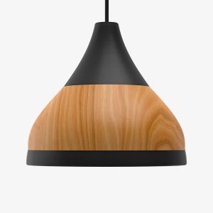Yousi Wooden Lampshade Brown