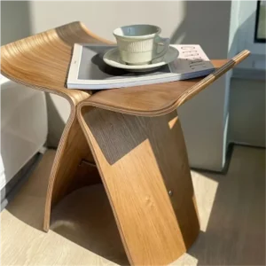 Butterfly Chair Made from Ash Plywood 4 Colors Natural/Black/Walnut Stool Chair for Living Room Bedroom Wooden Display Furniture 1